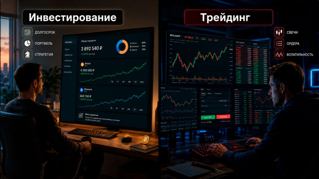 Инвестирование vs трейдинг — что выбрать