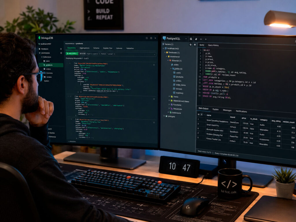MongoDB или PostgreSQL — что лучше выбрать для проекта